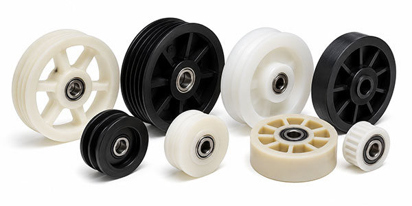 Material plastik untuk pulley dan roda mesin industri