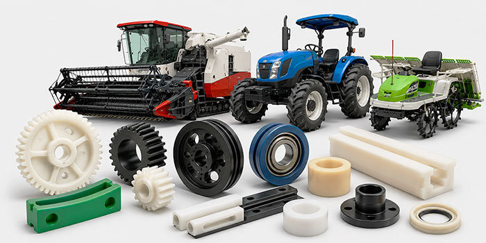 Material plastik engineering untuk spare part mesin pertanian modern